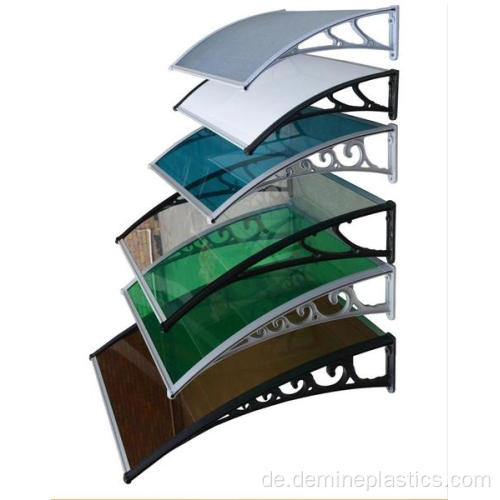 6,0 mm Polycarbonat -Hardcoating -Fenster -Markisenblatt angepasst